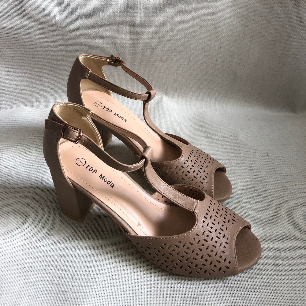 Modcloth TOP Moda Dance Floor T-Strap Heel